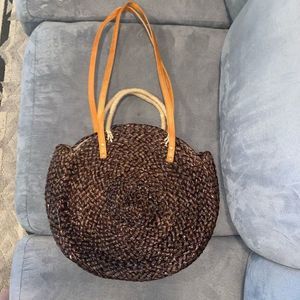 STREET LEVEL Suasti Straw Tote, MSRP $90